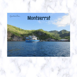 Postal Pequeña Bahía Montserrat