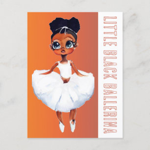 Postal Pequeña Ballerina Negra