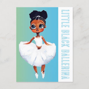 Postal Pequeña Ballerina Negra