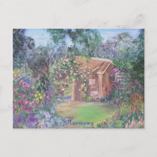 Postal Pequeña casa al final del camino