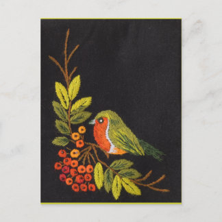 Postal Pequeña colección de aves