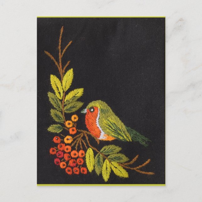 Postal Pequeña colección de aves (Anverso)