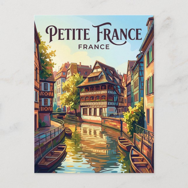 Postal Pequeña Francia Francia (Anverso)