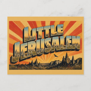 Postal Pequeña Jerusalén Kansas Agujas de Creta Pradera A