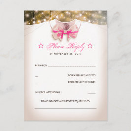 Postal Pequeña Princesa | Chica Baby Shower RSVP