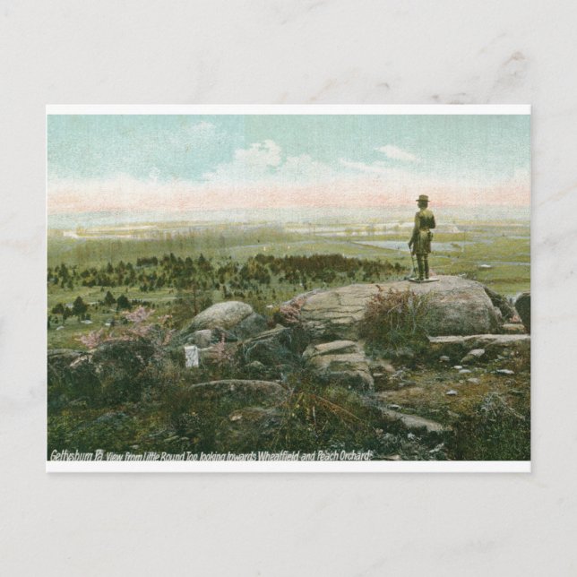 Postal Pequeña ronda superior, cosecha de batlefield de G (Anverso)