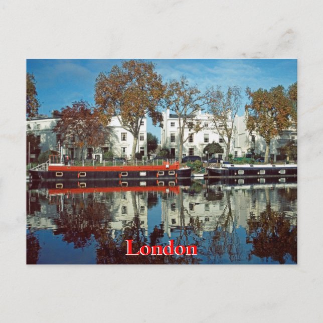 Postal Pequeña Venecia, Londres (Anverso)