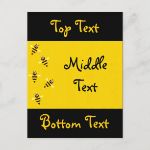 Postal Pequeñas abejas