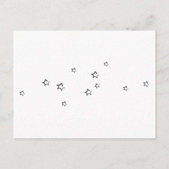 Postal Pequeñas estrellas (Anverso)