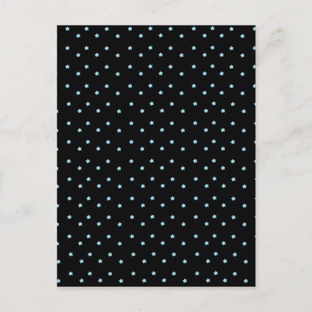 Postal Pequeñas Estrellas Azules (Anverso)