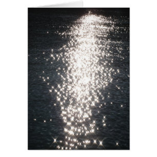 Postal pequeñas estrellas pequeñas de luz