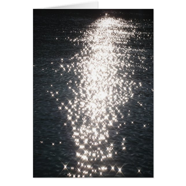 Postal pequeñas estrellas pequeñas de luz (Frente)