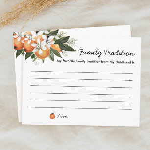 Postal Pequeñas tradiciones familiares de Baby Shower