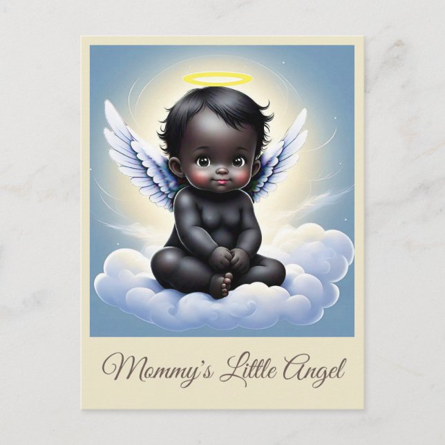 POSTAL " PEQUEÑO ÁNGEL DEL CIELO " (Anverso)