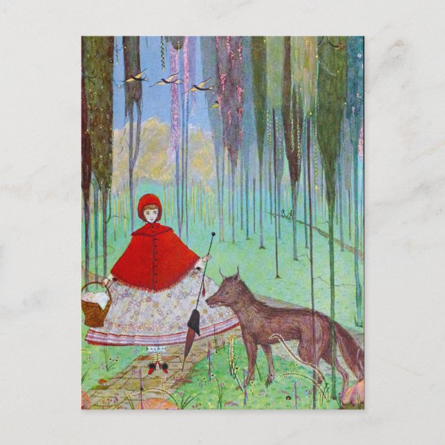 Postal Pequeño caparazón rojo (Anverso)