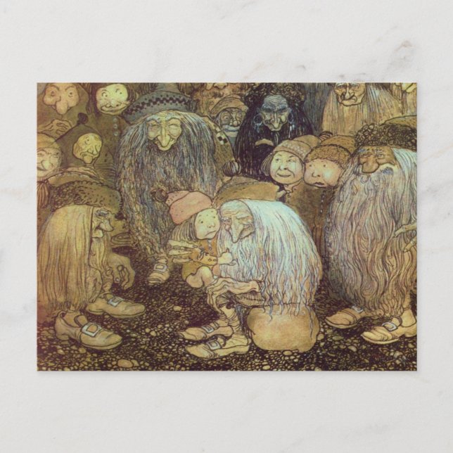 Postal Pequeño chico de Gnome (Anverso)