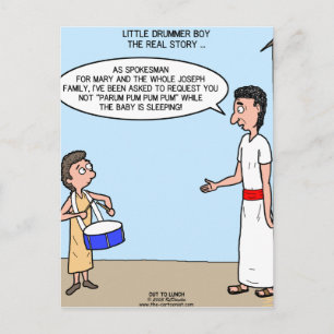 Postal Pequeño chico tamborero