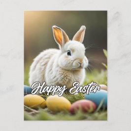 Postal Pequeño conejo de Pascua