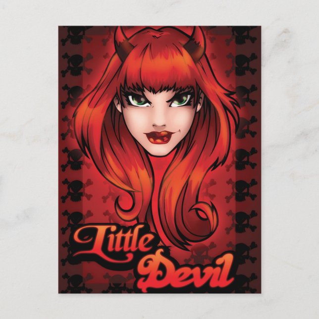 Postal Pequeño diablo (Anverso)