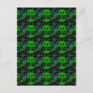 Postal Pequeño diablo verde
