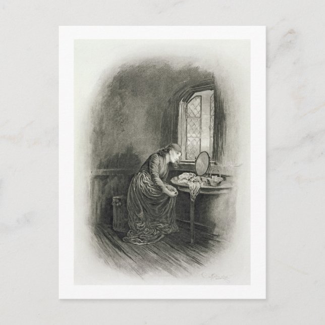 Postal Pequeño Dorrit, de 'Charles Dickens: un gran abo (Anverso)