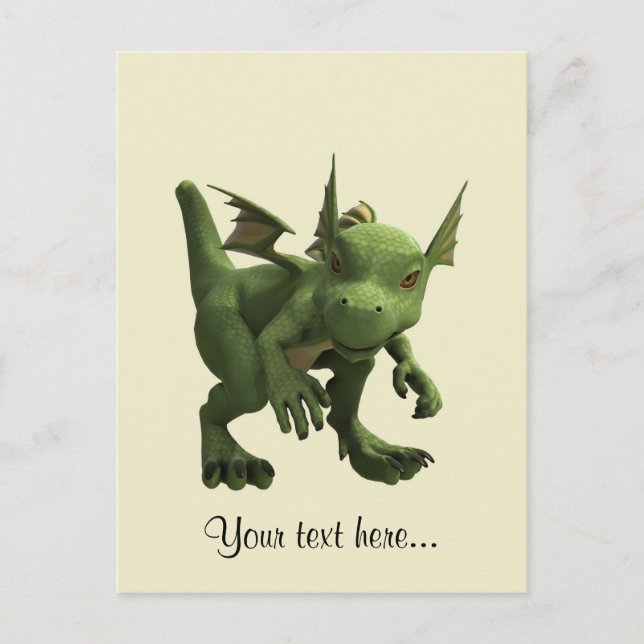 Postal Pequeño Dragón (Anverso)