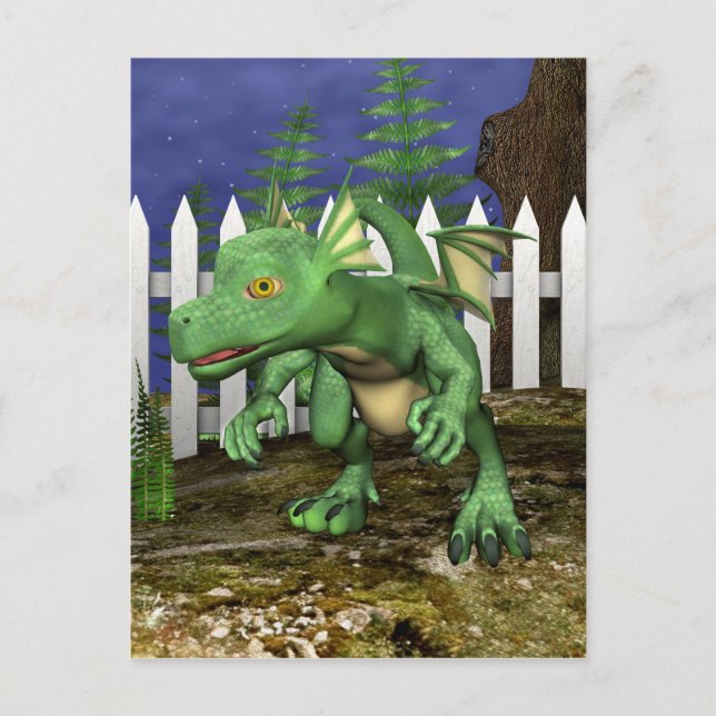 Postal Pequeño dragón (Anverso)