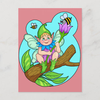 Postal pequeño duende