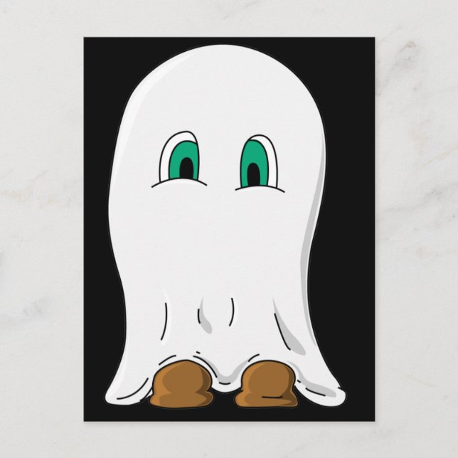 Postal Pequeño fantasma (Anverso)