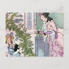 Postal Pequeño Gatito Negro