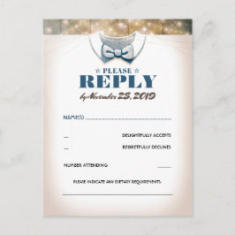 Postal Pequeño Hombre | Boy Baby Shower RSVP