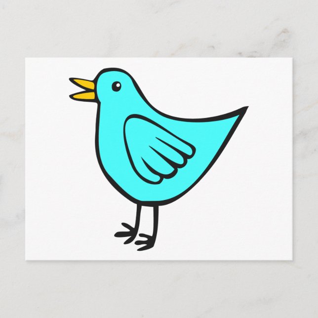 Postal Pequeño pájaro 02 (Anverso)