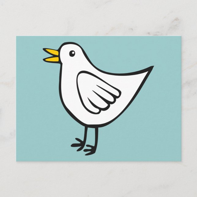 Postal Pequeño pájaro 03 (Anverso)