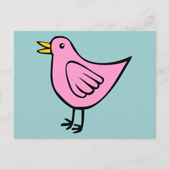 Postal Pequeño pájaro 04 (Anverso)