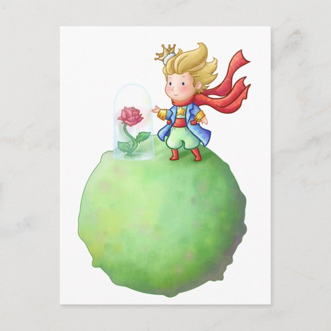 Postal Pequeno Príncipe (Anverso)