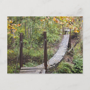 Postal Pequeño puente colgante, National Coal Heritage