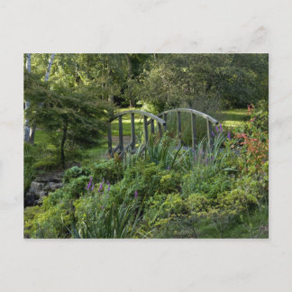 Postal Pequeño puente de madera