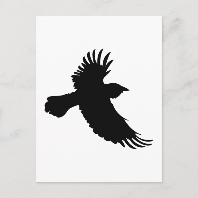 POSTAL PEQUEÑO RAVEN (Anverso)