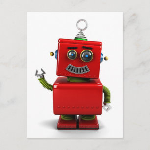 Postal Pequeño robot