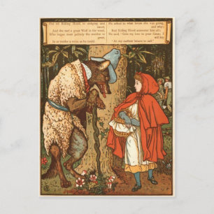 Postal pequeño rojo-cabalgar-capó-imágenes-9