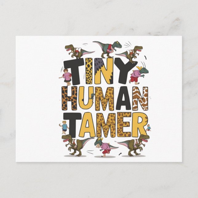Postal Pequeño Tamer Humano (Anverso)