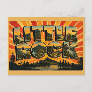Postal Pequeño Valle del Río Arkansas Montañas de Rock