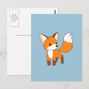 Postal Pequeño zorro