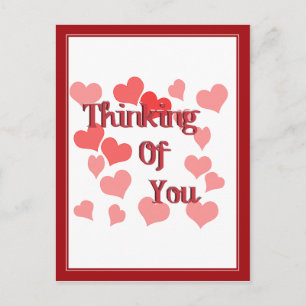 Postal Pequeños corazones pensando en ti