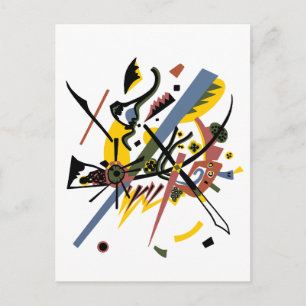 Postal Pequeños mundos, Vassily Kandinsky en colores digi