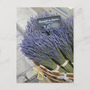 Postal Pequeños ramos de lavanda