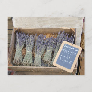 Postal Pequeños ramos de lavanda
