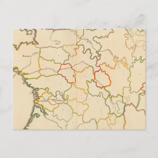 Postal Pequeños ríos franceses (Anverso)
