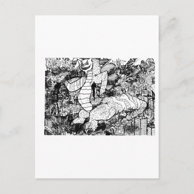 Postal Percentum Godzilla (Anverso)