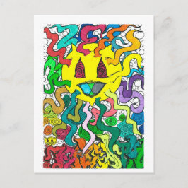 Postal Percentum Sun - Percentum Designs Postcard